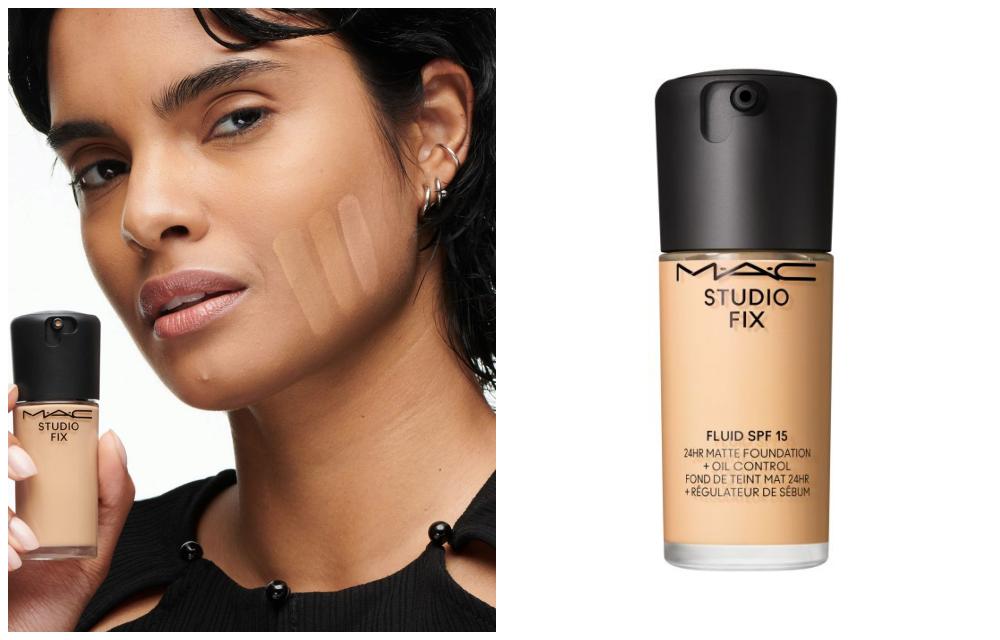 base de maquillaje MAC Studio Fix para piel grasa acabado mate