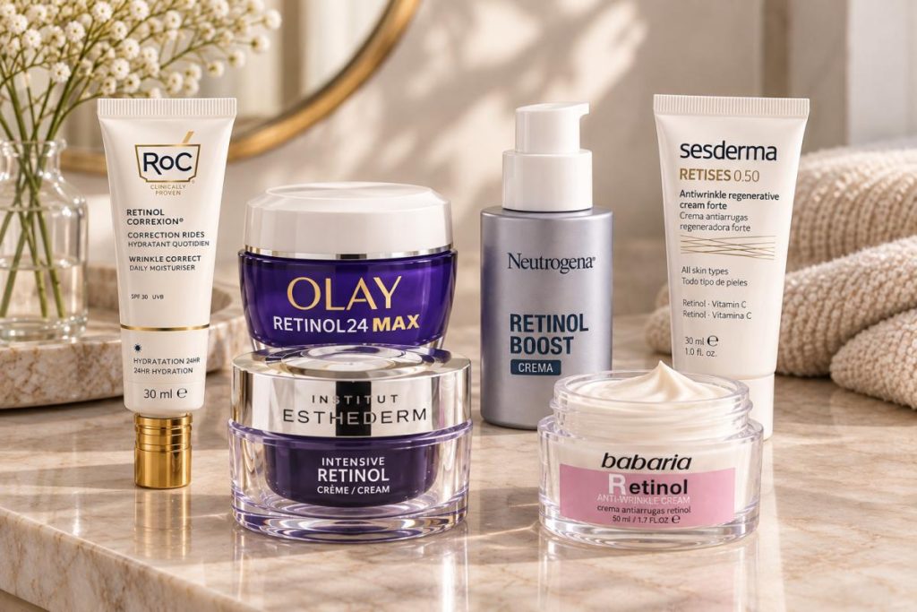 Cremas con retinol para piel madura probadas y valoradas en MujerGlobal